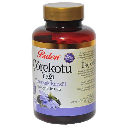 Çörek Otu Yağı 1380 Mg Yumuşak 80 Kapsül