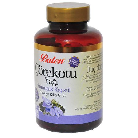 Çörek Otu Yağı 1380 Mg Yumuşak 80 Kapsül