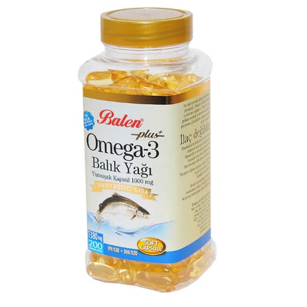 Omega 3 Plus+ Balık Yağı Yumuşak 200 Kapsül