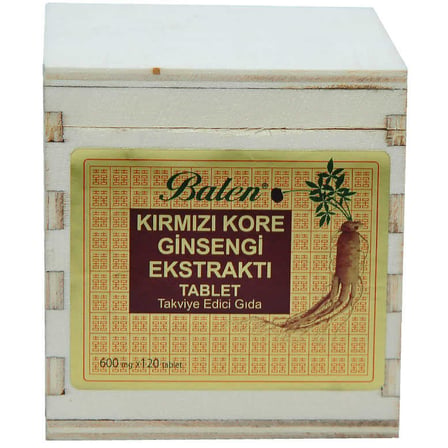 Kırmızı Kore Ginsengi Ekstraktı 120 Tablet