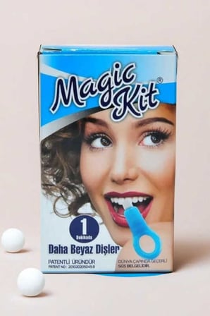 Diş Leke Silgisi 1 Aparatlı + 5 Yedek Süngerli Set 1 Paket