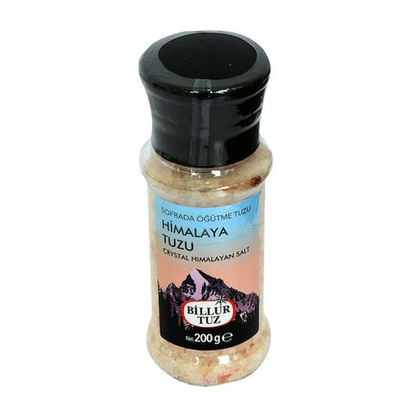 Sofrada Öğütme Yemeklik Himalaya Kristal Granül Doğal Kaya Tuzu 200 Gr Değirmenli