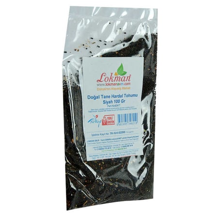 Hardal Tohumu Tane Doğal Siyah 100 Gr Paket