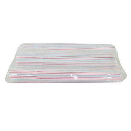 Körüklü Çizgili Pipet Ayran Kola Meşrubat Pipeti 22 Cm Karma Renk 150 Adet Paket