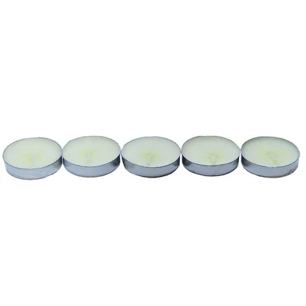 Tea Lights Beyaz Mum 5 li 1 Paket