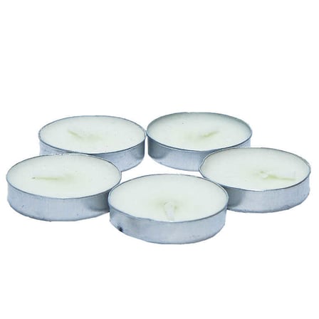 Tea Lights Beyaz Mum 5 li 1 Paket