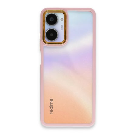 Realme 10 Pro 5G Uyumlu Kılıf Dora Kapak - Pudra