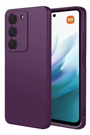 Xiaomi Redmi 15 4G Uyumlu First Silikon - Mürdüm