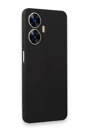 Realme C55 Uyumlu Kılıf First Silikon - Siyah