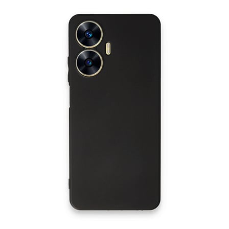 Realme C55 Uyumlu Kılıf First Silikon - Siyah
