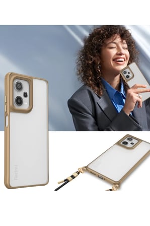 Xiaomi Redmi Note 12 Pro 5G Uyumlu Kılıf Penta Silikon Kılıf - Çöl Titanyum