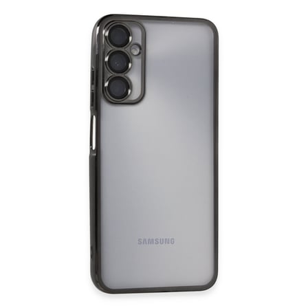 Samsung Galaxy A05S Uyumlu Kılıf Lensli Silikon - Siyah
