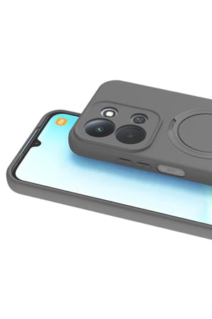 Xiaomi Redmi 15C 4G Uyumlu Regal Magsafe Standlı Kapak - Titan Gri