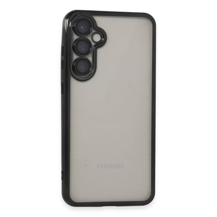 Samsung Galaxy S23 FE Uyumlu Kılıf Lensli Silikon - Siyah