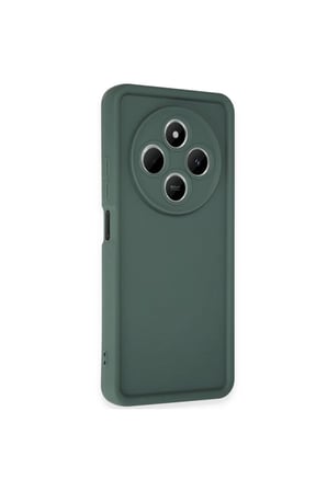 Xiaomi Redmi 14C Uyumlu Kılıf Viera Silikon - Koyu Yeşil