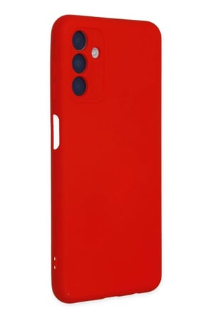 Samsung Galaxy A04S Uyumlu Kılıf Nano içi Kadife Silikon - Kırmızı