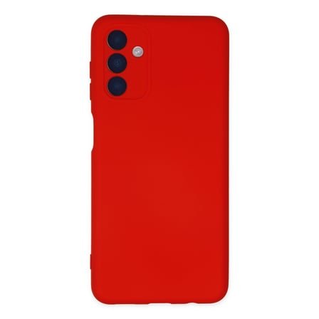 Samsung Galaxy A04S Uyumlu Kılıf Nano içi Kadife Silikon - Kırmızı