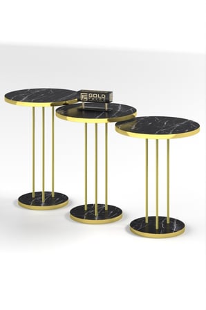 Gold Terra Zigon Bendir Siyah 3'lü