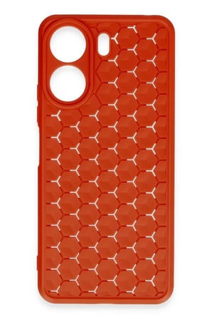 Redmi 13C Kılıf Petek Silikon Kapak - Kırmızı