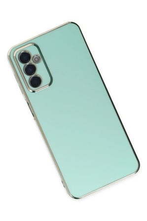 Samsung Galaxy A04S Uyumlu Kılıf Volet Silikon - Açık Yeşil