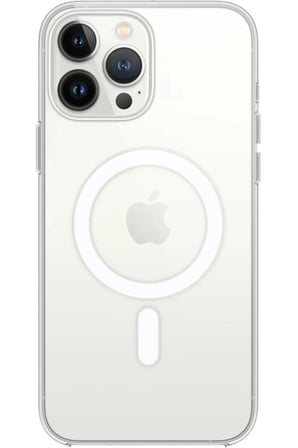 Apple iPhone 15 Pro Uyumlu Kılıf Magneticsafe Şeffaf Silikon - Şeffaf