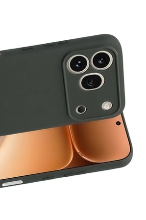 Huawei Honor 600 Pro Uyumlu First Silikon - Koyu Yeşil