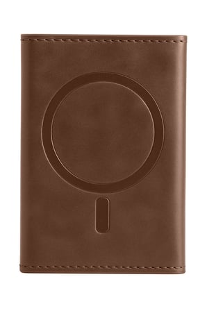 Tema Magsafe Deri Kartlık - Taba