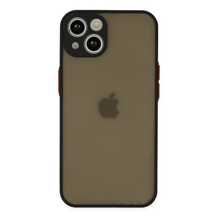Apple iPhone 15 Uyumlu Kılıf Montreal Silikon Kapak - Siyah