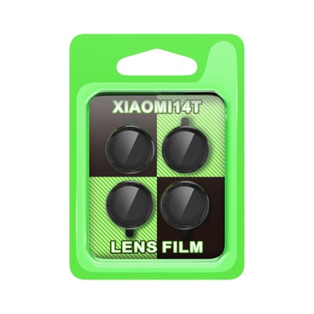 Xiaomi Mi 14T Uyumlu Raze Metal Kamera Lens - Siyah