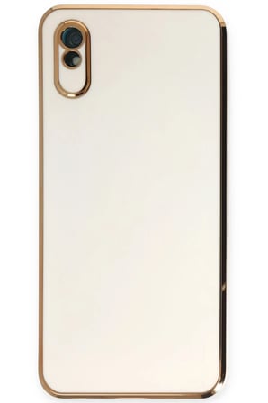 Xiaomi Redmi 9A Uyumlu Kılıf Volet Silikon - Beyaz