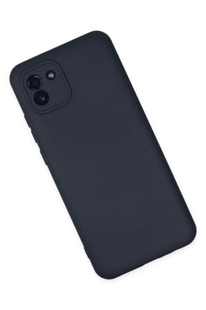 Samsung Galaxy A03 Uyumlu Kılıf Nano içi Kadife Silikon - Lacivert