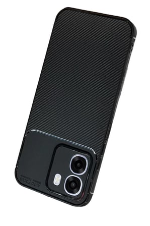 Oppo Oppo A6T 5G Uyumlu Auto Focus Karbon Kapak - Siyah