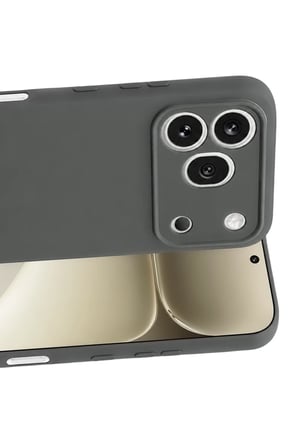 Huawei Honor 600 Pro Uyumlu First Silikon - Gri