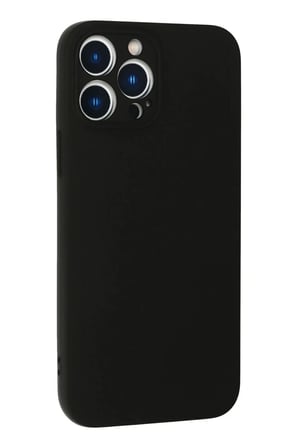 iPhone 13 Pro Max Kılıf Nano içi Kadife Silikon - Siyah