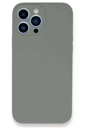 Apple iPhone 13 Pro Max Uyumlu Kılıf Lansman Legant Silikon - Gri