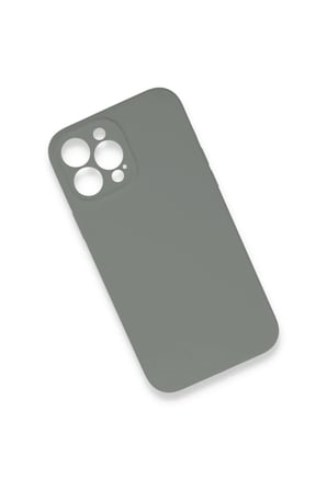 Apple iPhone 13 Pro Max Uyumlu Kılıf Lansman Legant Silikon - Gri