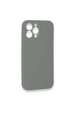 Apple iPhone 13 Pro Max Uyumlu Kılıf Lansman Legant Silikon - Gri
