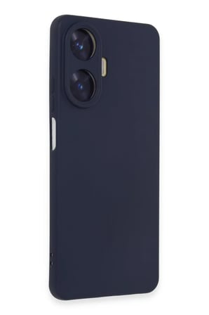 Realme C55 Uyumlu Kılıf Nano içi Kadife Silikon - Mor