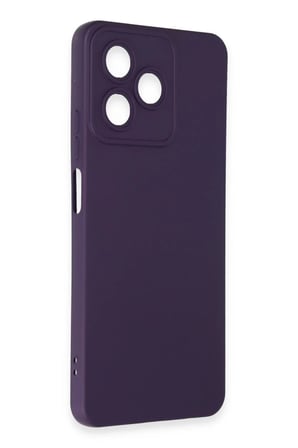 Realme C53 Kılıf Nano içi Kadife Silikon - Mor