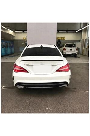 W117 CLA 2013-2019 IÇIN UYUMLU SPOILER - PIANO BLACK (PARLAK SIYAH)