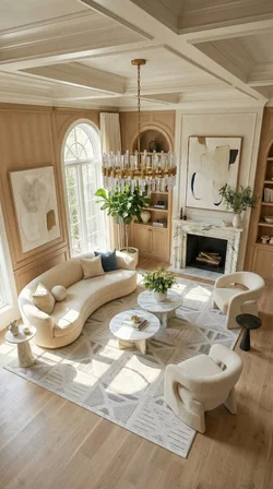 YoudayHomeCollection MASAL Model Oturma Odası Halısı