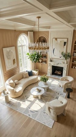 YoudayHomeCollection MASAL Model Oturma Odası Halısı