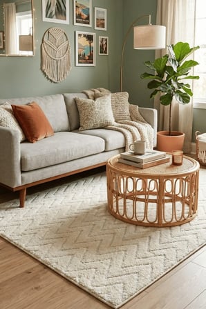 YoudayHomeCollection MODA Model Oturma Odası Halısı
