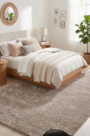 YoudayHomeCollection POLY Peluş Halı Model Oturma Odası Halısı