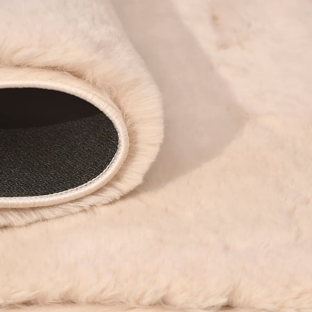 YoudayHomeCollection Tavşan Poly Peluş Halı Model Oturma Odası Halısı