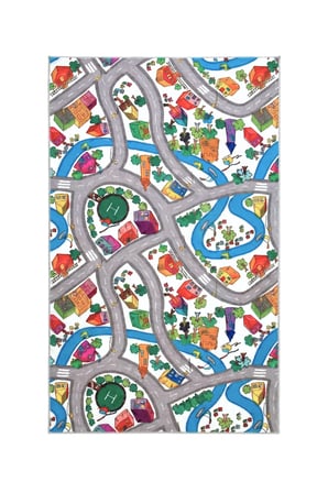 YoudayHomeCollection RugKids Halı Model Oturma Odası Halısı