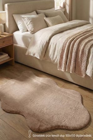 YoudayHomeCollection POLY Peluş Post Şeklinde Halı Model Oturma Odası Halısı