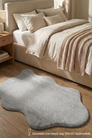 YoudayHomeCollection POLY Peluş Post Şeklinde Halı Model Oturma Odası Halısı