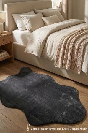 YoudayHomeCollection POLY Peluş Post Şeklinde Halı Model Oturma Odası Halısı