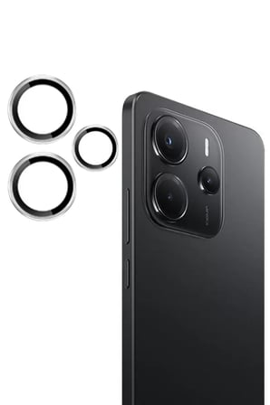 Joko Xiaomi Redmi Note 14 4G Uyumlu PVD Metal Kamera Lens - Gümüş